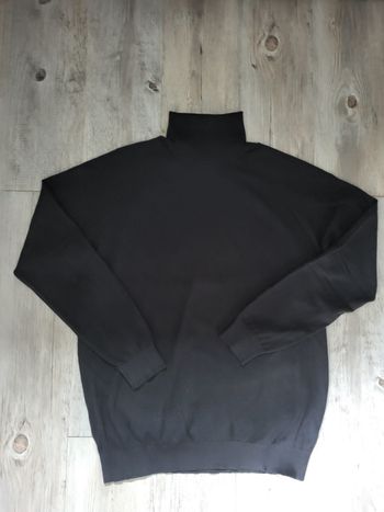 Sweat col montant Zara noir – Taille M 🖤