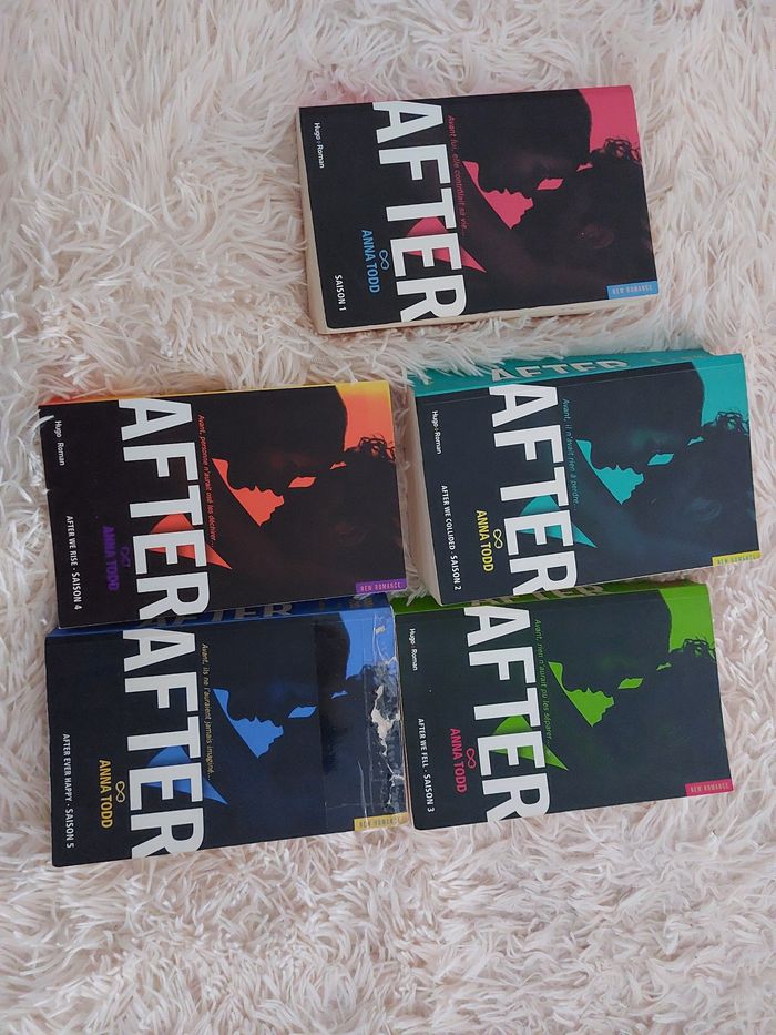 Lot de 5 livres after