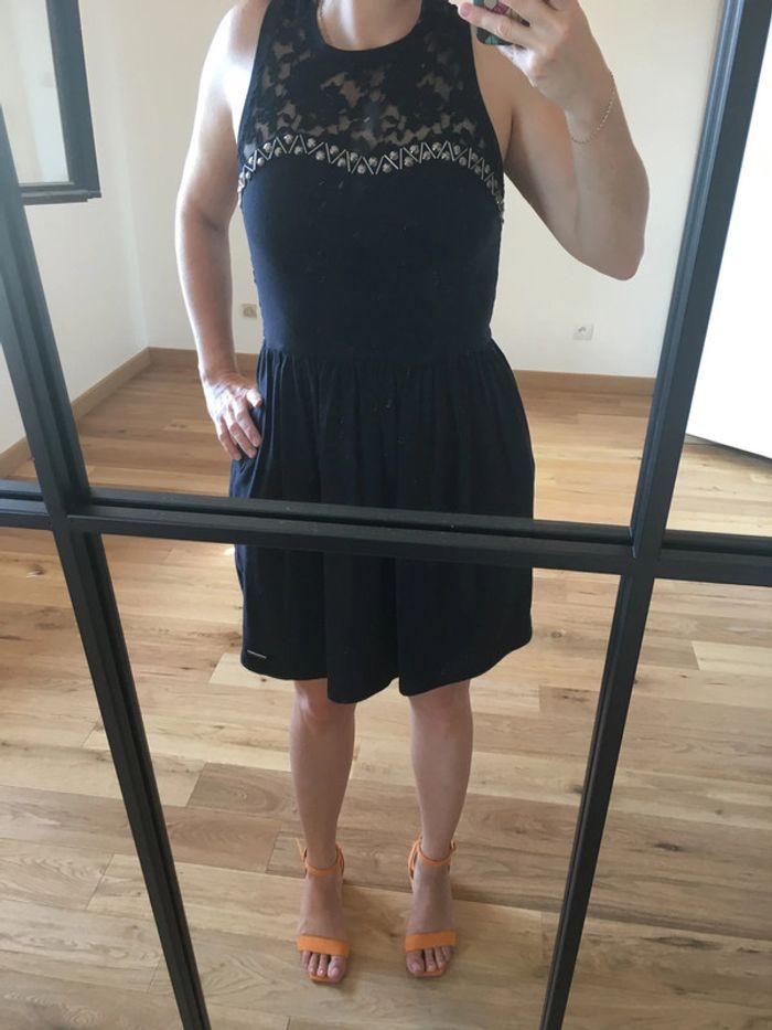Petite robe courte noire Superdry - photo numéro 4