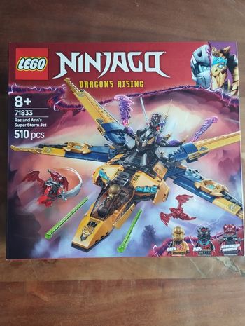 Lego Ninjago 718833 - Super Avion tempête de Ras et Arin