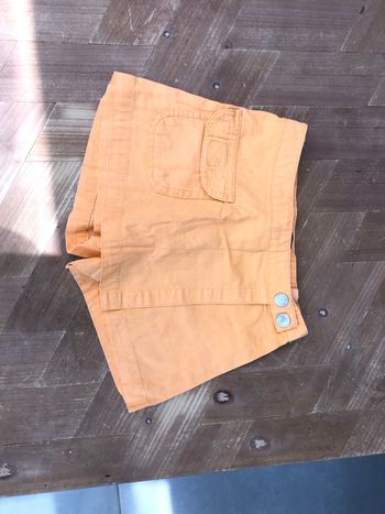 Jupe short orange