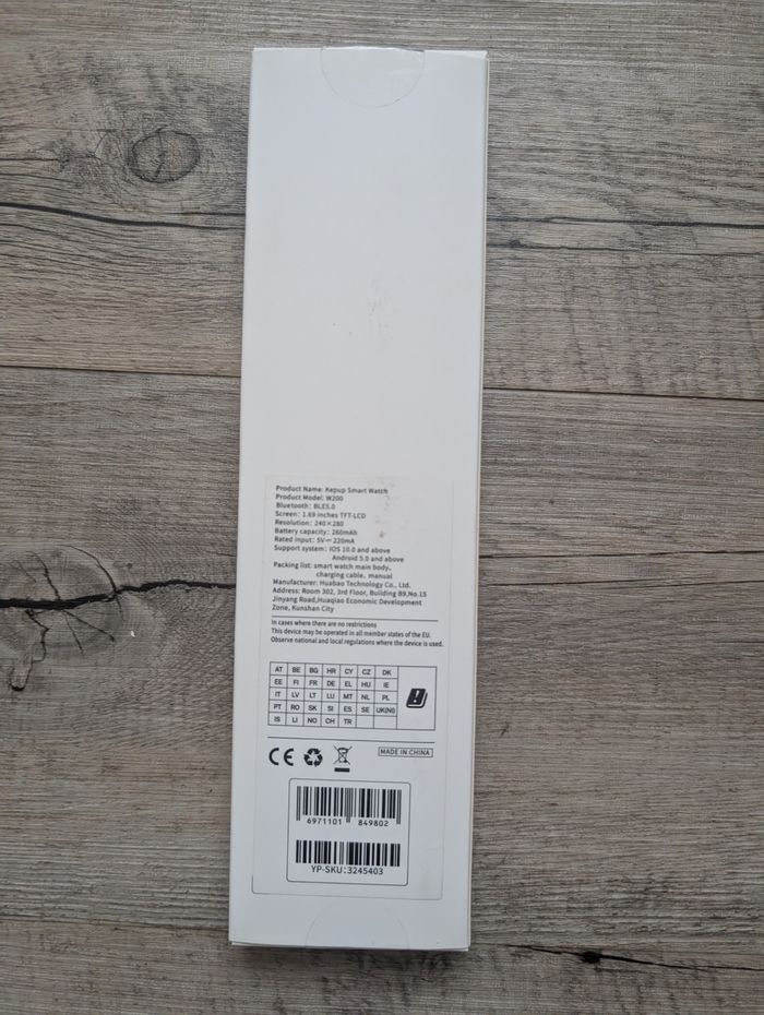 montre connectée Xiaomi kepup smartwatch w200, neuve - photo numéro 2