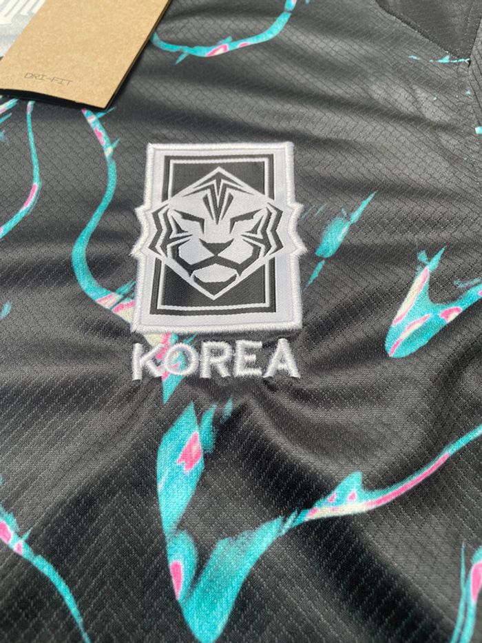 Maillot concept foot Corée noir taille S - photo numéro 6