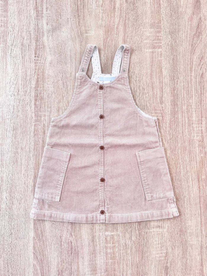 Robe salopette bébé fille
