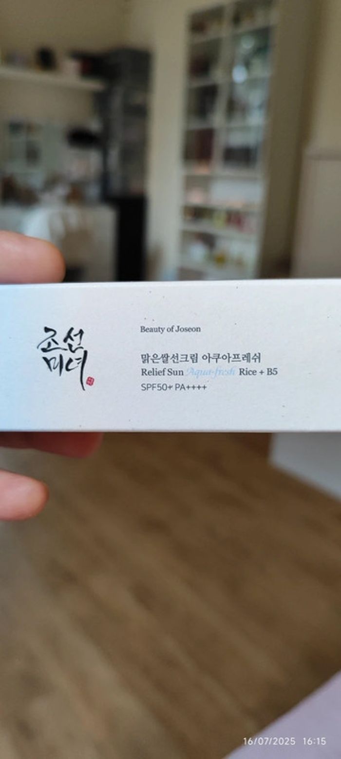 Kbeauty Beauty Of Joseon Crème Solaire Légère Relief Sun Aqua-Fresh Riz + B5 SPF50+ PA4+ 50 ml - photo numéro 9