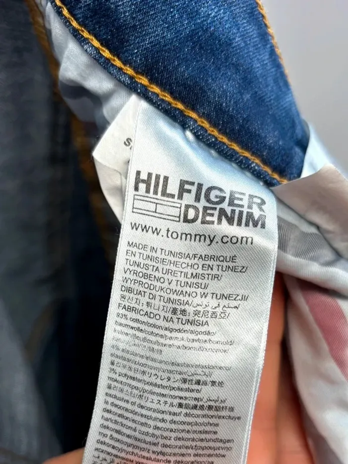 Jean Hilfiger Denim 29 US vintage bonne qualité - Tommy Hilfiger Jean brut A168 - photo numéro 9