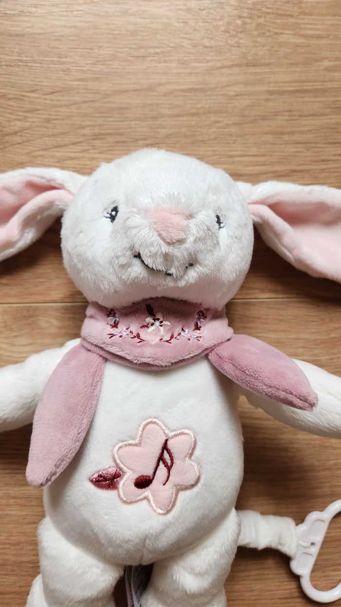 Lapin boîte à musique – peluche musicale bébé - photo numéro 2