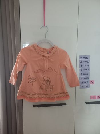 T-shirt long orchestra 18 mois