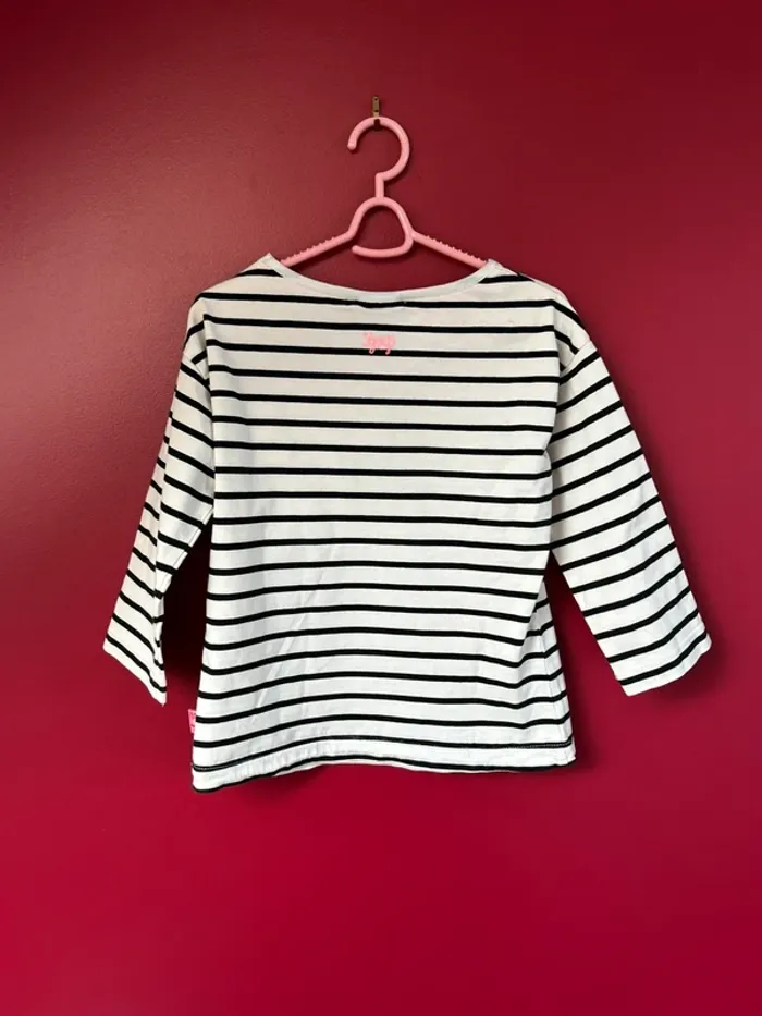T shirt fille manche 3/4 sergent major 6 ans - photo numéro 3