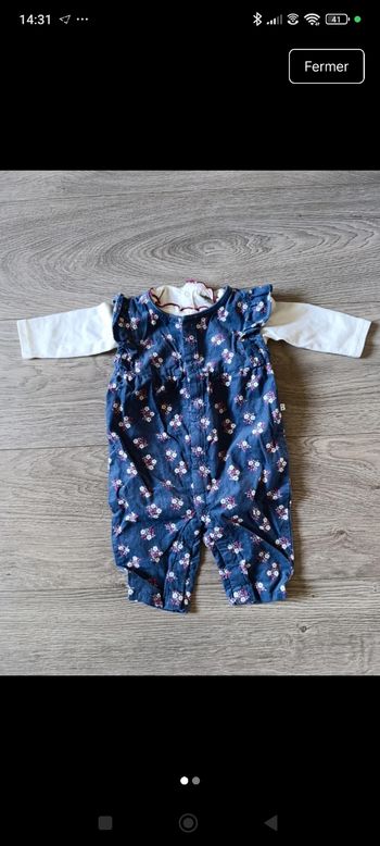 Ensemble bébé fille 3 mois neuf