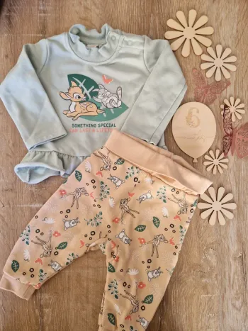 Ensemble sweat et legging bambi pampan Disney bébé fille 6mois