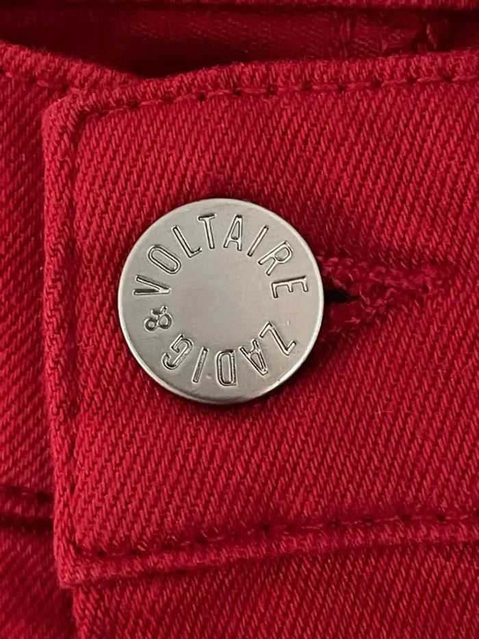 Pantalon rouge Evrell Zadig & Voltaire - photo numéro 4