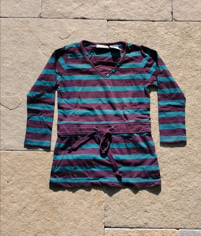 Tee-shirt tunique rayée la redoute 4 ans