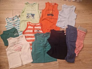 Lot 11 vêtements été bébé boy, 6 mois, dont neuf