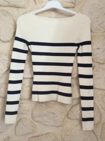 Top Marinière Zara - Taille S