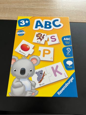 Jeu de société puzzle ravensburger dès 3 ans alphabet