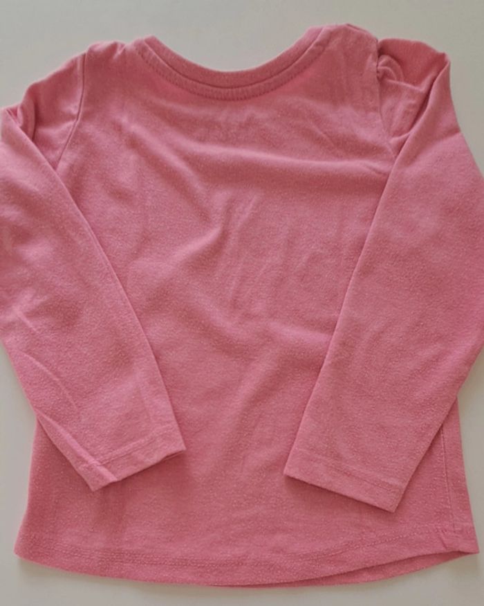 Lot de 3 tee-shirts manches longues fille 18 mois - photo numéro 7