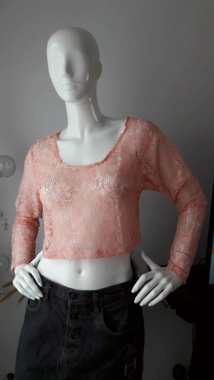 Crop Top dentelle T40/42