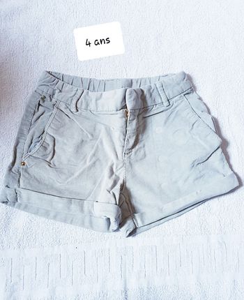 Short velour zara 4 ans