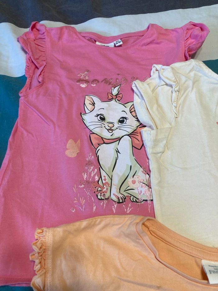 Lot de 4 tee shirt fille - photo numéro 2