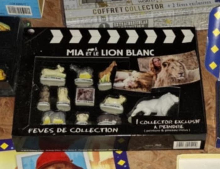 Coffret de fèves mia et le lion blanc