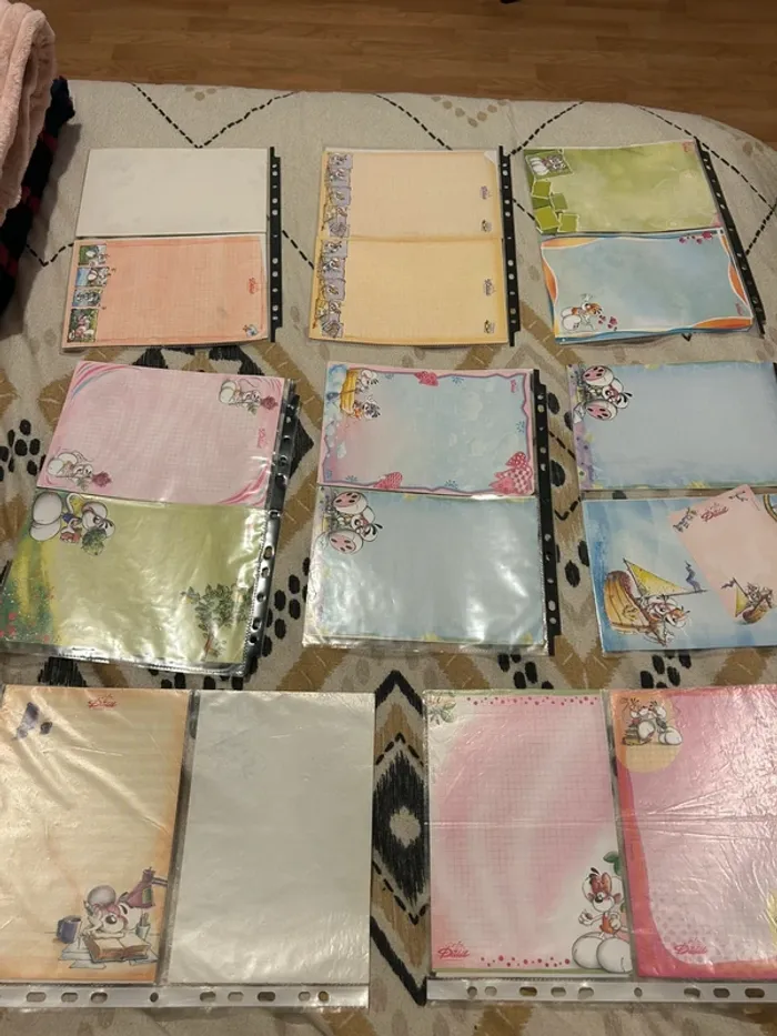 Lot feuilles diddl - photo numéro 5