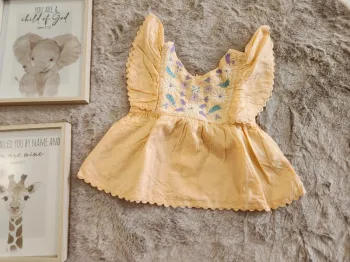 Blouse fleures brodé