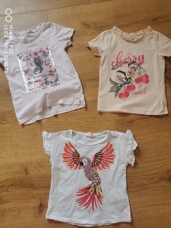 Lot 3 t shirt MC 5 ans