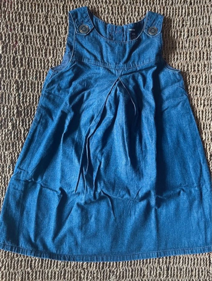 Chemise Mango haut rayé + Robe denim GAP - photo numéro 2