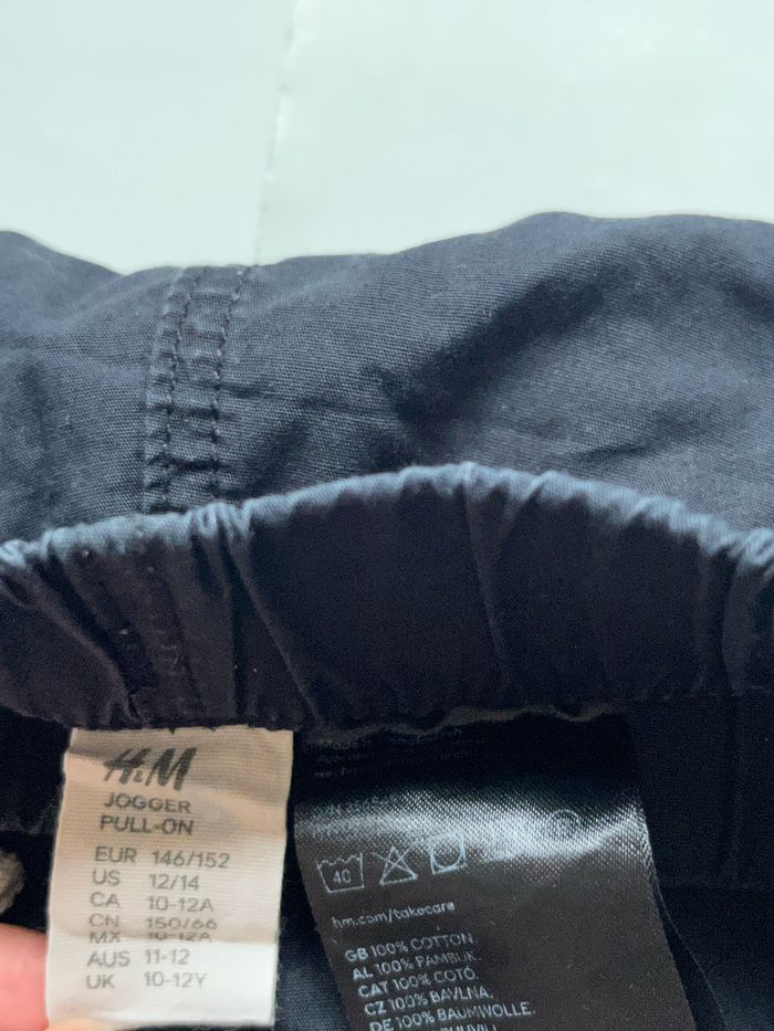 short noir réglable h&m 11-12 ans - photo numéro 2