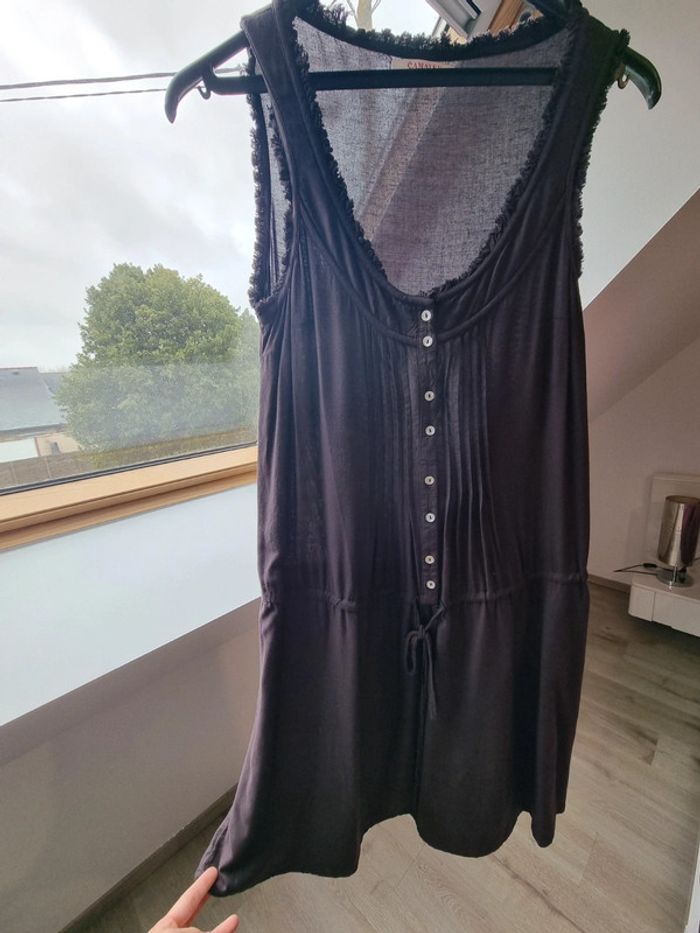 Robe été grise, camaïeu, 38