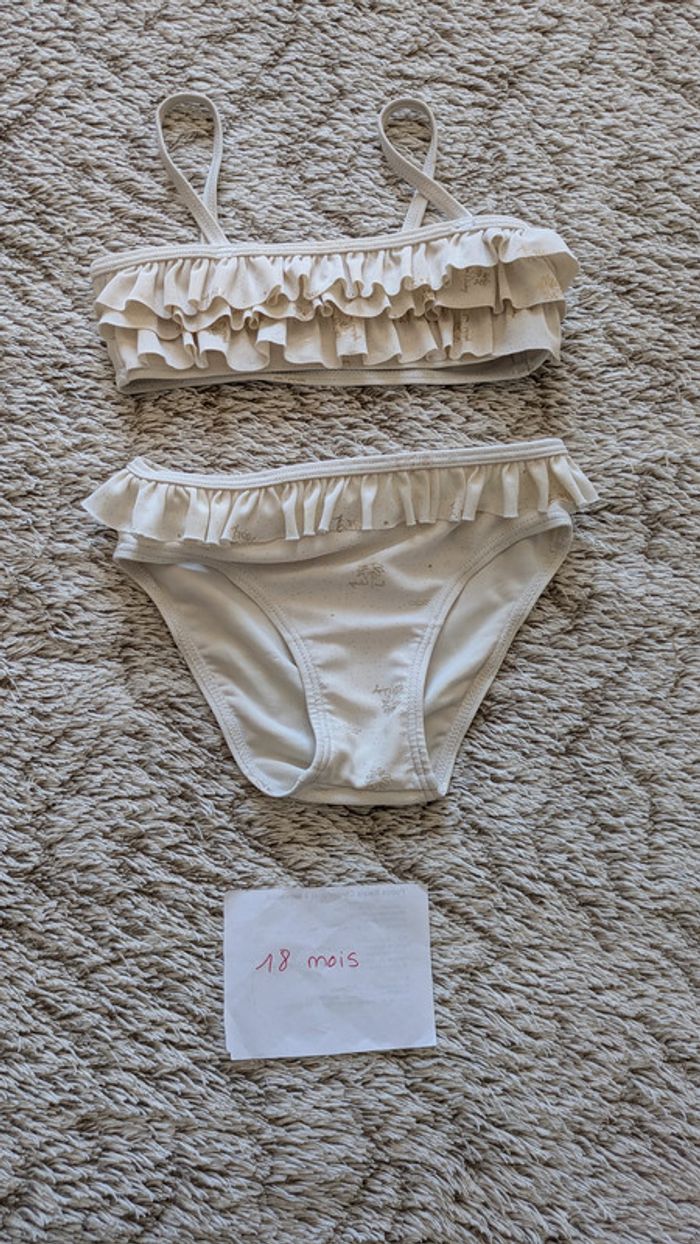 maillot 2 pièces 18 mois