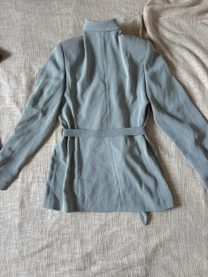 Ensemble Cacharel gris – Veste & pantalon 100 % polyester – Taille 42 - photo numéro 2