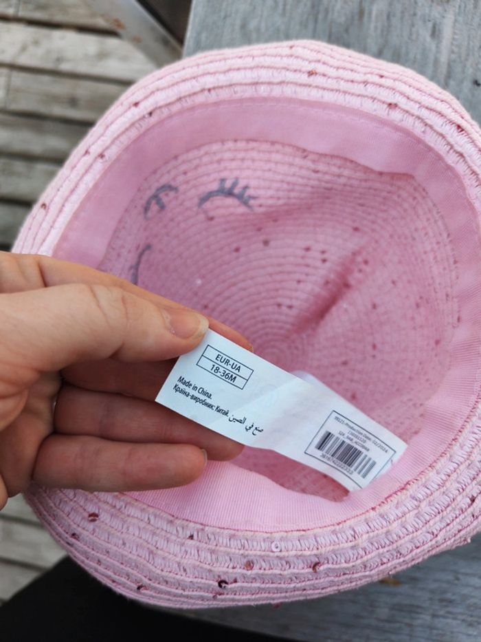 Chapeau rose taille 18.36 mois - photo numéro 2