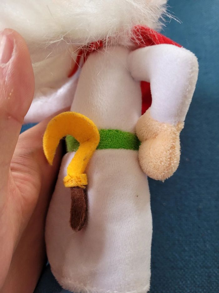 RARE Peluche officielle Panoramix 24cm Asterix Uderzo druide cape doudou collection - photo numéro 3