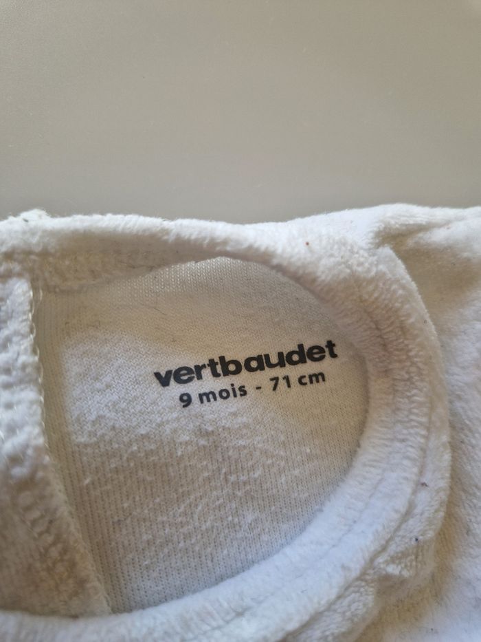 Pyjama nounours Vertbaudet 9 mois - photo numéro 3
