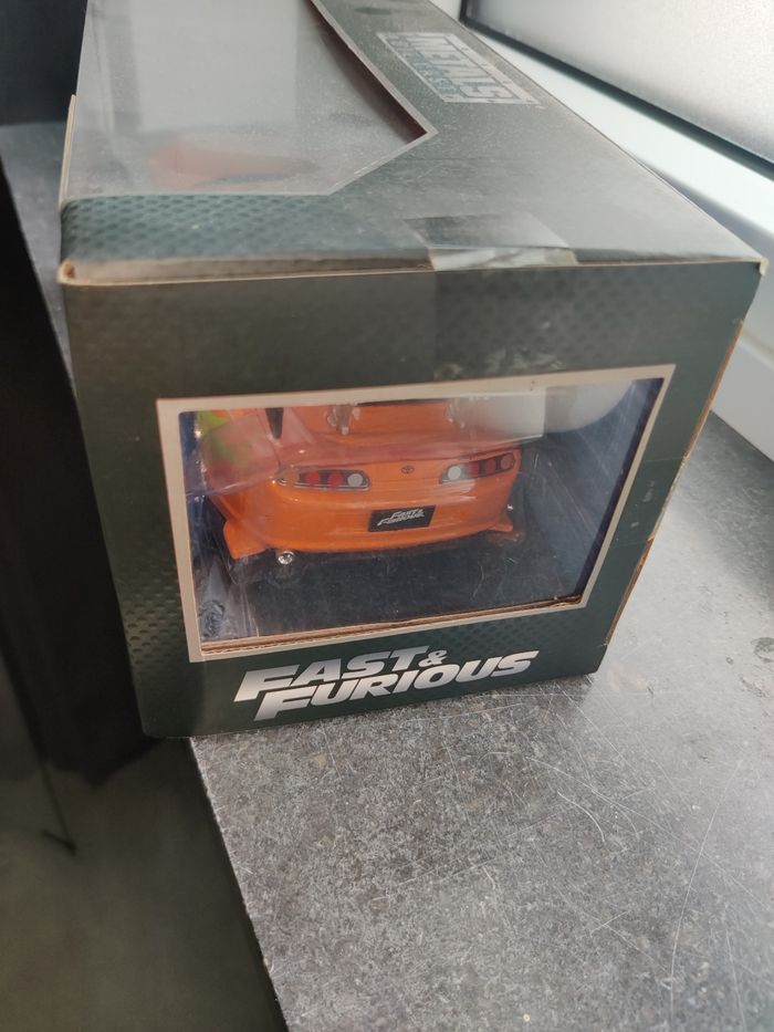 Voiture Fast & Furious Toyota Supra orange - photo numéro 3