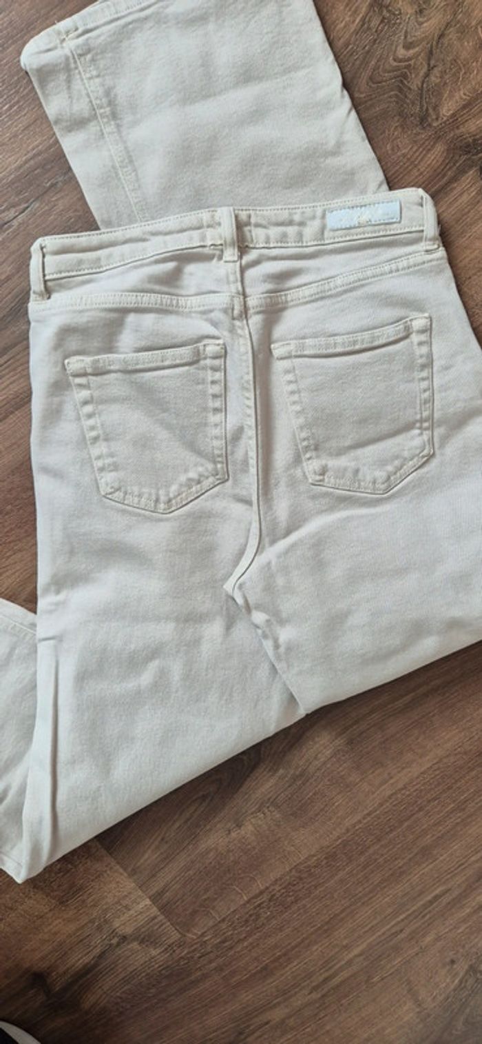 Pantalon wide leg beige only 26/32 - photo numéro 4