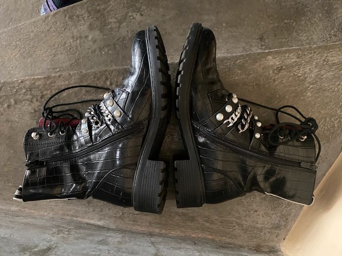 Boots fantaisie noire Erynn 41 - photo numéro 6