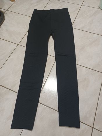 Legging légèrement molletonné noir