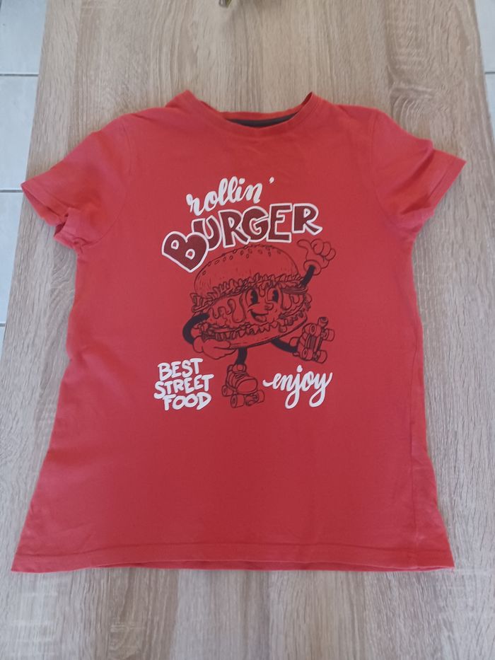 Tee shirt rouge 12 ans