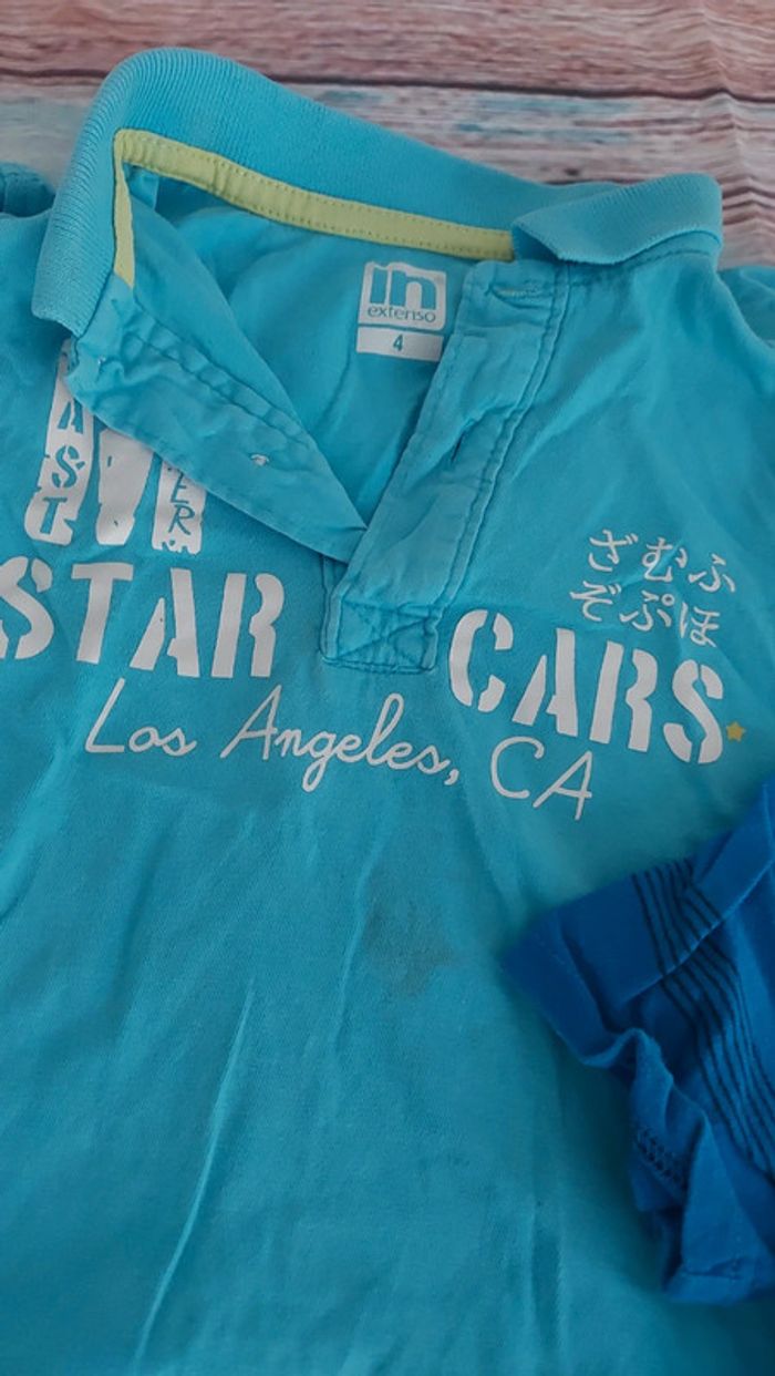 Lot de 4 polos garçon taille 4 ans - photo numéro 2