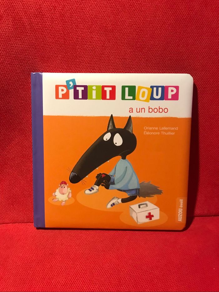 Livre p’tit loup a un bobo