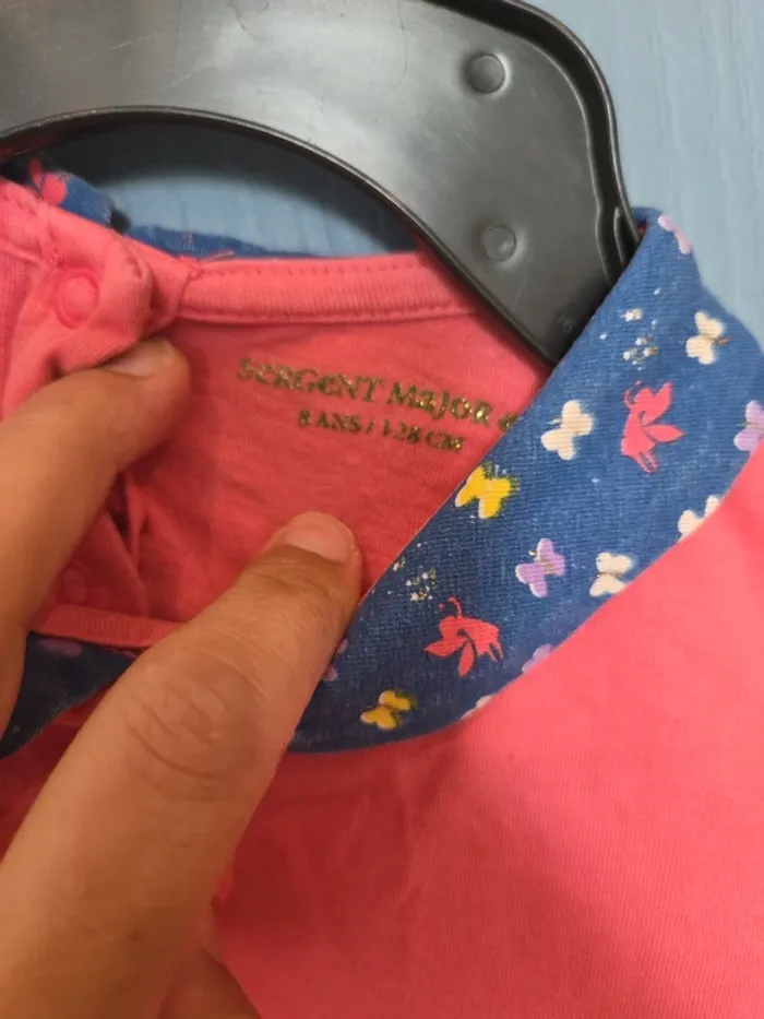 Chemise de nuit rose sergent major 8 ans - photo numéro 6