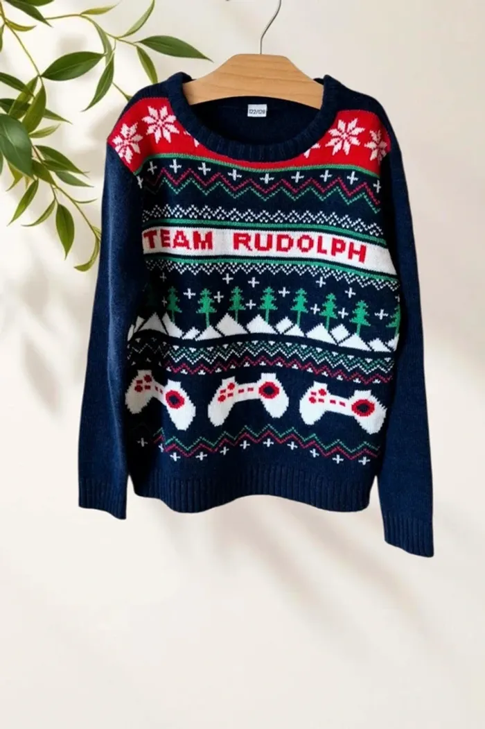 Pull de Noël 8 ans Garçon