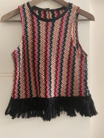 Debardeur en maille crochet Zara
