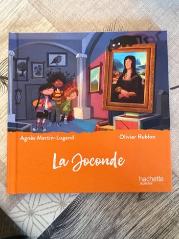 Livre enfant hachette jeunesse, la joconde,