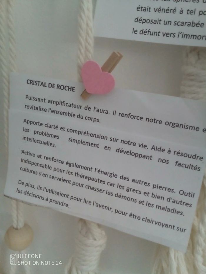 Bracelet pierres naturelles de cristal de roche - photo numéro 4