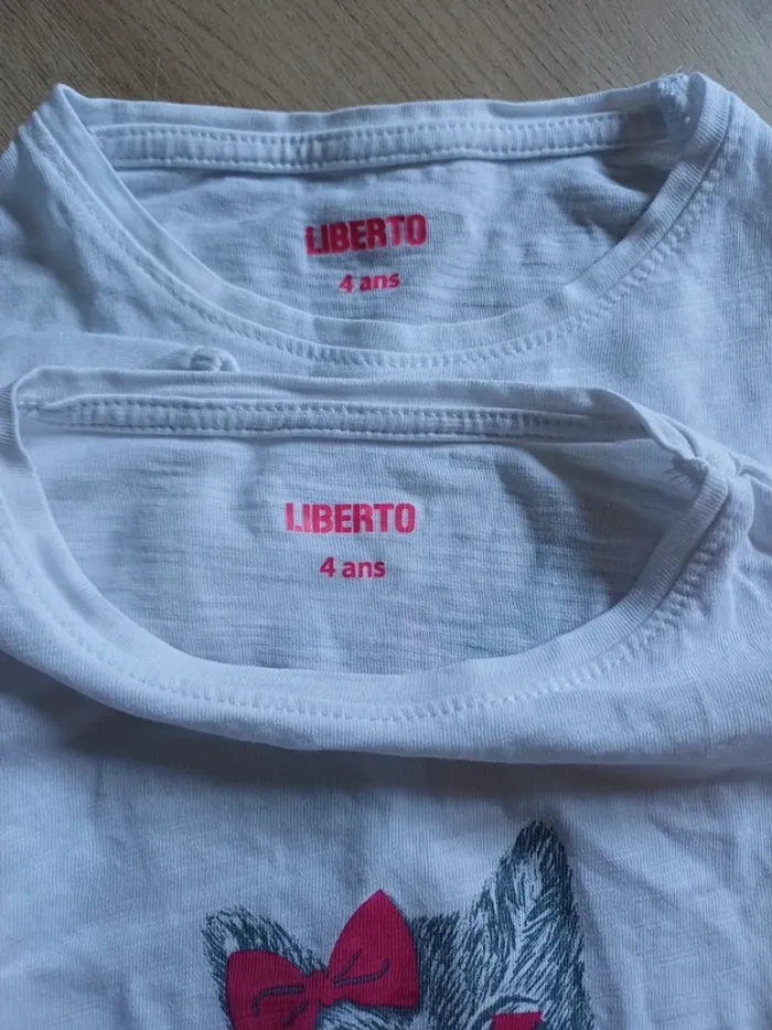 T-shirt chat liberto - photo numéro 4