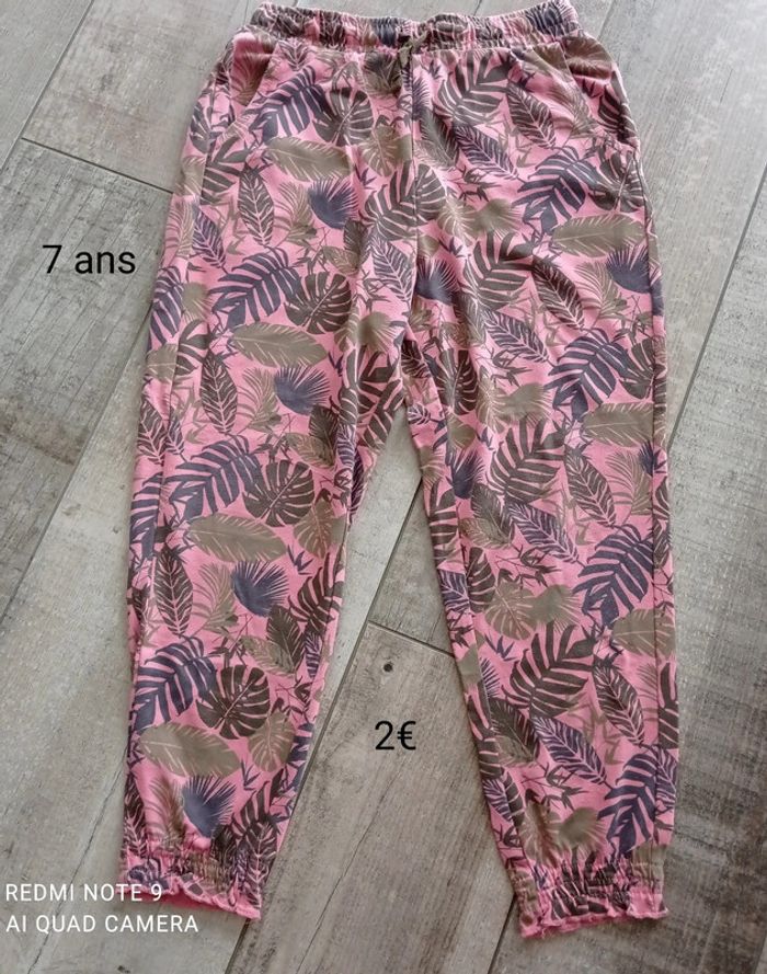 Pantalon fluide 7 ans fille